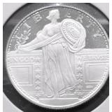 1/4 OZ .999 SILVER ROUND