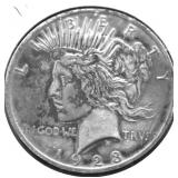 1923 PEACE DOLLAR XF DETAILS