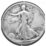 1941 WALKING HALF DOLLAR VF