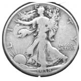 1938 WALKING HALF DOLLAR VG