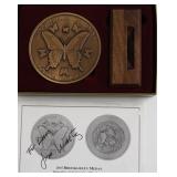 BROOKGREEN GARDENS MEDAL WBOX PAPERS  ARTIST