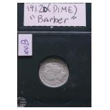 1912 BARBER DIME