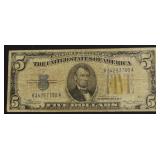 WW2 N AFRICA 5 $ EMERGECY NOTE F
