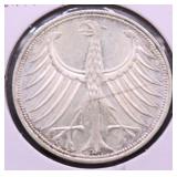 GEM BU GERMAN EMPIRE SILVER 5 MARKS