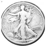 1943 WALKING HALF DOLLAR F