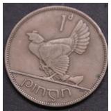 1928 IRELAND LARGE CENT XF