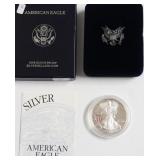 1997 PROOF SILVER EAGLE W BOX PAPERS