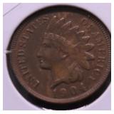1904 CHOICE BU INDIAN HEAD CENT