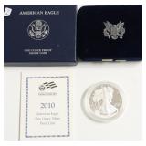 2011 PROOF SILVER EAGLE W BOX PAPERS