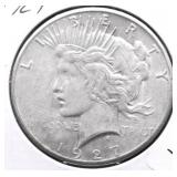 1927 PEACE DOLLAR XF