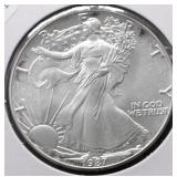 1987 SILVER EAGLE GEM