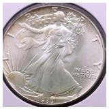 1986 SILVER EAGLE GEM