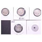 4 NICKLES AND TAX TOKEN