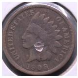 1908 INDIAN HEAD CENT VG