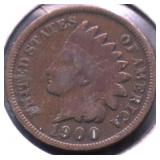 1900 INDIAN HEAD CENT VG
