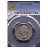 1932 S PCGS F15 QUARTER