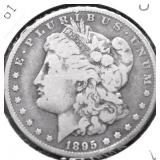 1895 O MORGAN DOLLAR VG