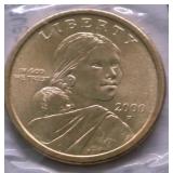 2000 P SACAGAWEA DOLLAR GEM