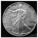 1987 SILVER EAGLE GEM