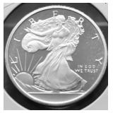 1/2 OZ .999 SILVER ROUND