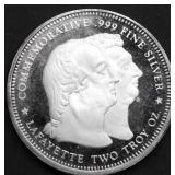 2 OZ .999 SILVER ROUND