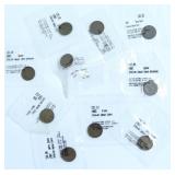 10 INDIAN  HEAD CENTS