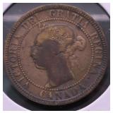 1892 CANADA LARGE CENT VF