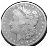1893 CC MORGAN DOLLAR G DETAILS