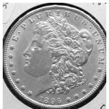 1896 CHOICE BU MORGAN DOLLAR
