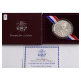 DOLLY MADISON SILVER DOLLAR W BOX PAPERS