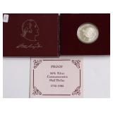 PROOF WASHINGTON HALF DOLLAR W BOX PAPERS