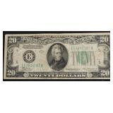 1934 20 $ FEDERAL RESERVE NOTE VF