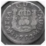 1752 MEXICO 1/2 REAL XF