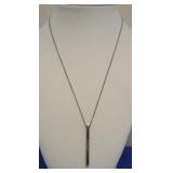 STERLING SILVER BLESSED PENDANT NECKLACE