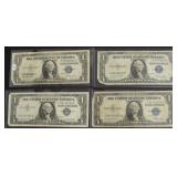 4 SILVER CERTIFICATES