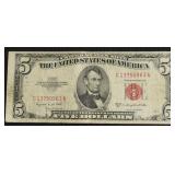 FIVE DOLLAR US LEGAL TENDER VF