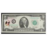 GEM BU FIRST DAY COVER 2 $ FEDERAL RESERVE NOTE