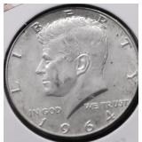 1964 CHOICE BU KENNEDY HALF DOLLAR