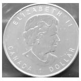 2006 1/2 OZ .9999 SILVER CANADA MAPLE LEAF