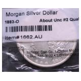 1883 O CHOICE BU MORGAN DOLLAR