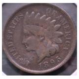 1885 INDIAN HEAD CENT XF
