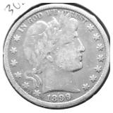 1899 BARBER HALF DOLLAR G