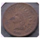 1873 INDIAN HEAD CENT VG