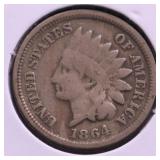 1864 INDIAN HEAD CENT VG