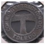 TOLEDO OHIO TRANSIT TOKEN XF