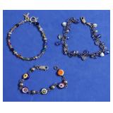 STERLING SILVER BRACELETS