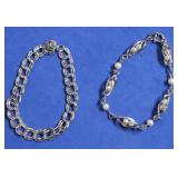 STERLING SILVER PEARL BRACELET