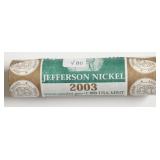 ROLL OF WESTWARD JOURNEY NICKELS