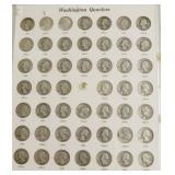 49 SILVER WASHINGTON QUARTERS NO 32 D OR S