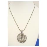 STERLING SILVER RING NECKLACE
